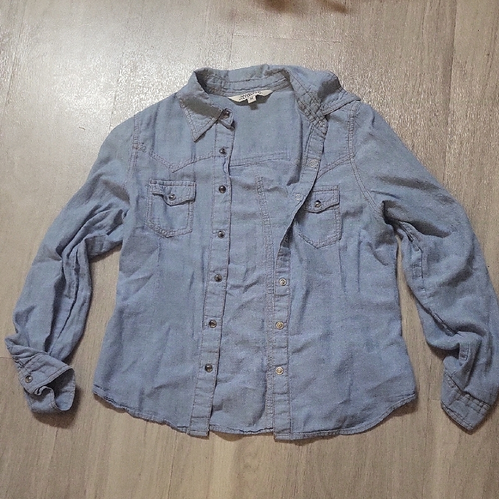 Tramp Sky Blue Denim Top